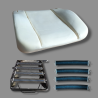 Fiat Ducato dug 1st type Seat padding + belt kit 4 PCS